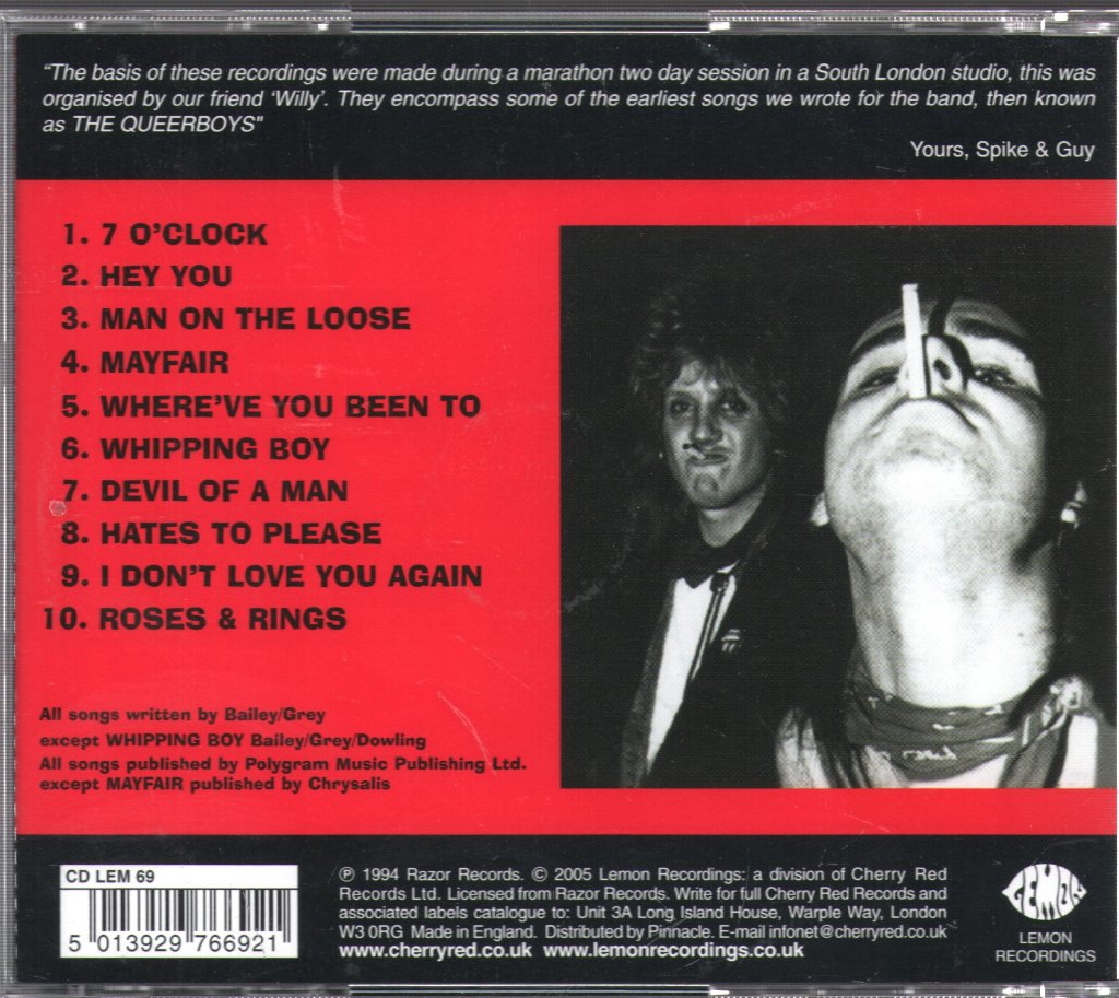 Quireboys - From Tooting To Barking - Cd