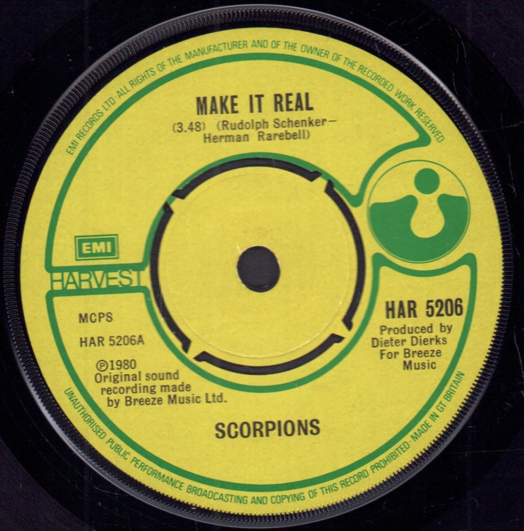 Scorpions - Make It Real - 7 Inch