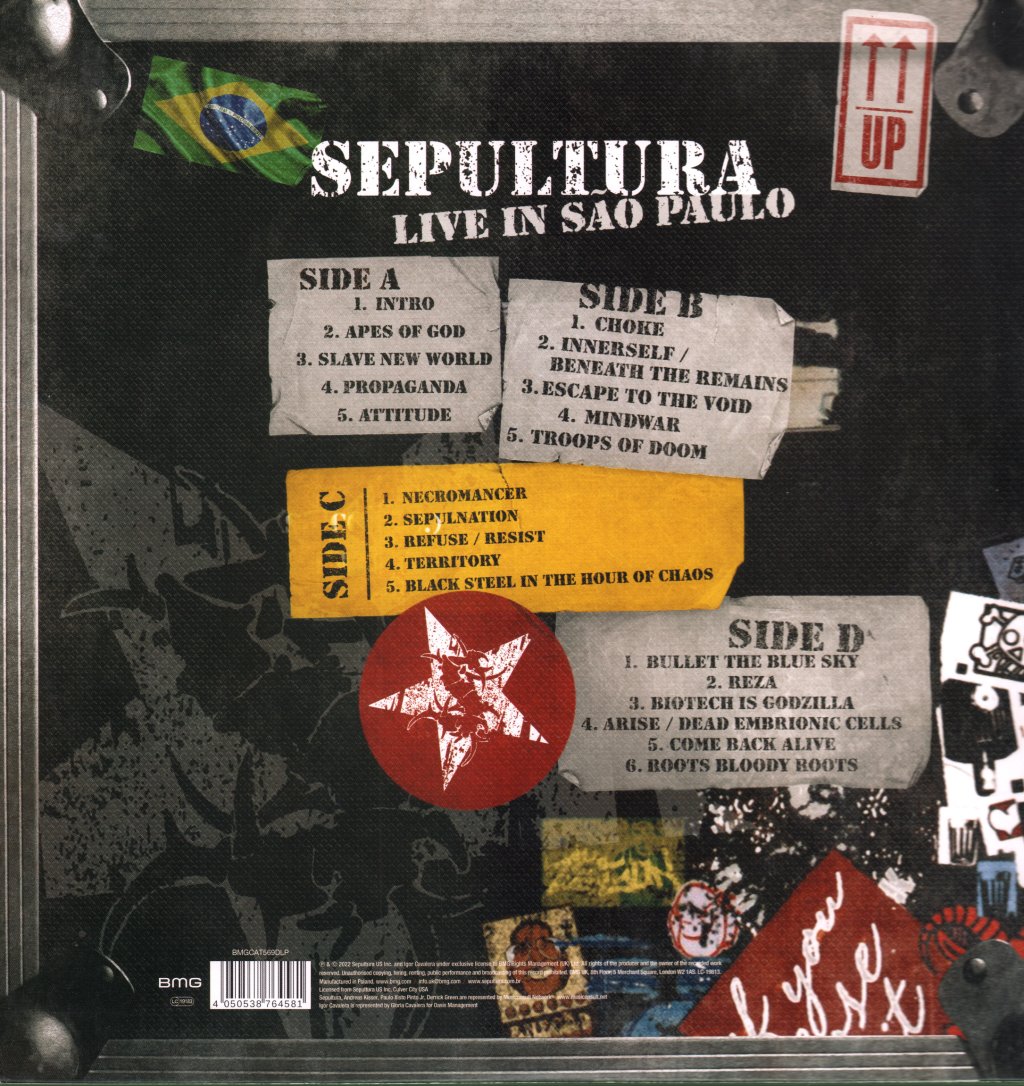 Sepultura - Live In São Paulo - Double Lp