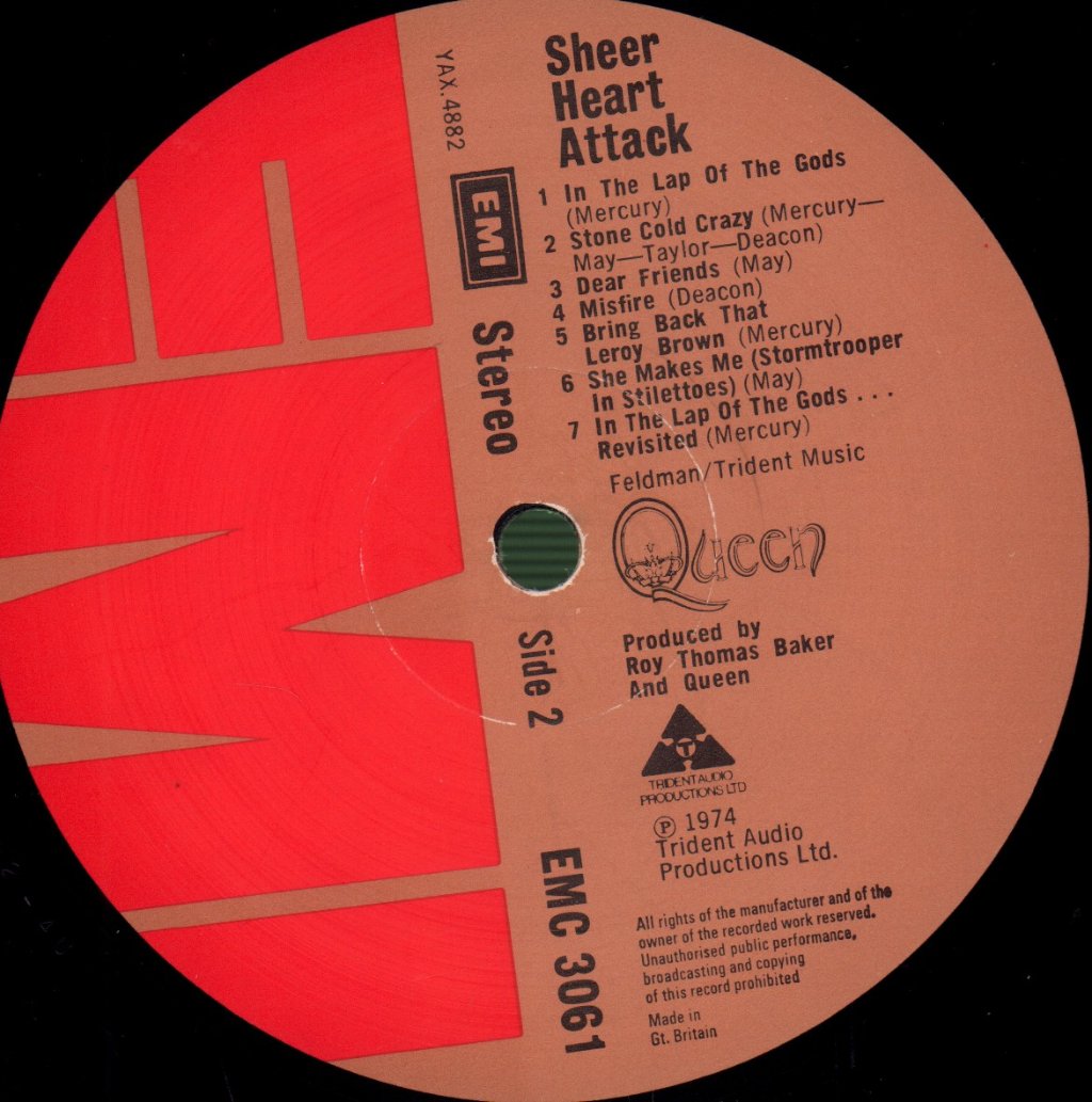 Queen - Sheer Heart Attack - Lp