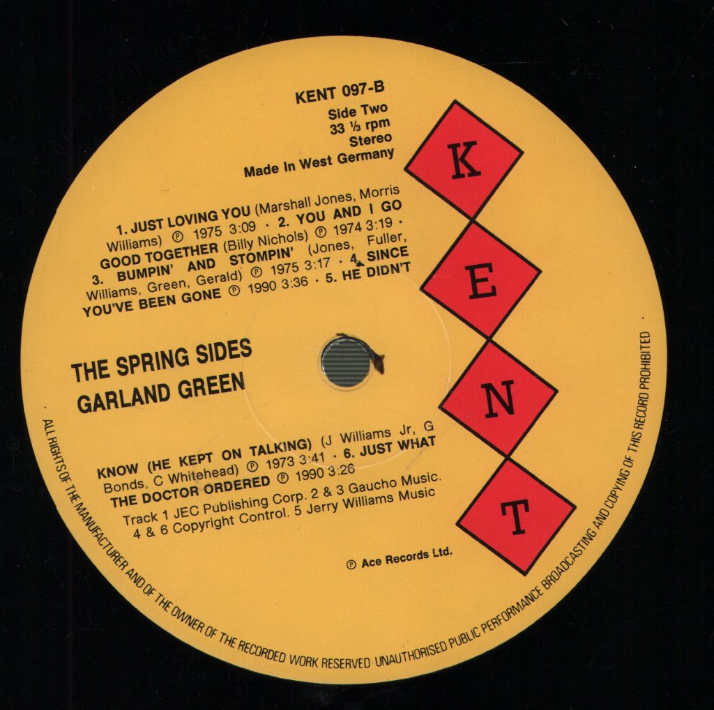 Garland Green - Spring Sides - Lp