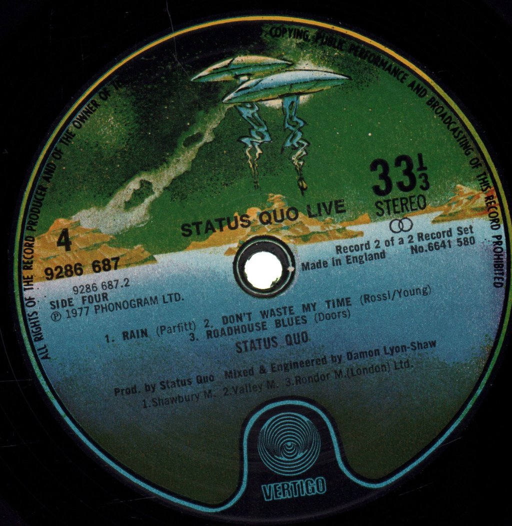 Status Quo - Live - Double Lp
