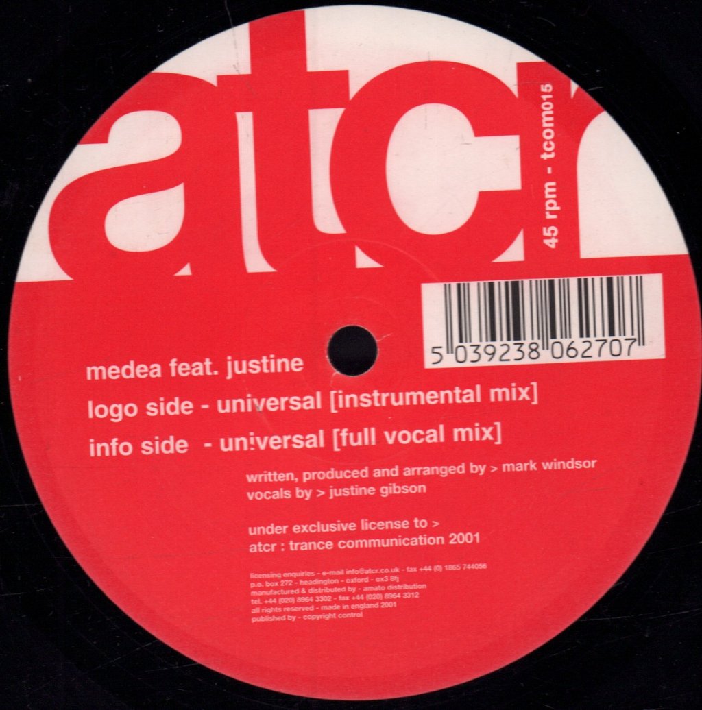 Medea Feat. Justine - Universal - 12 Inch