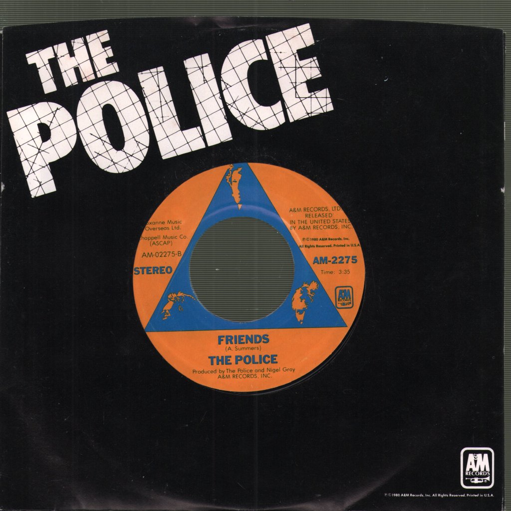 Police - De Do Do Do, De Da Da Da / Friends - 7 Inch