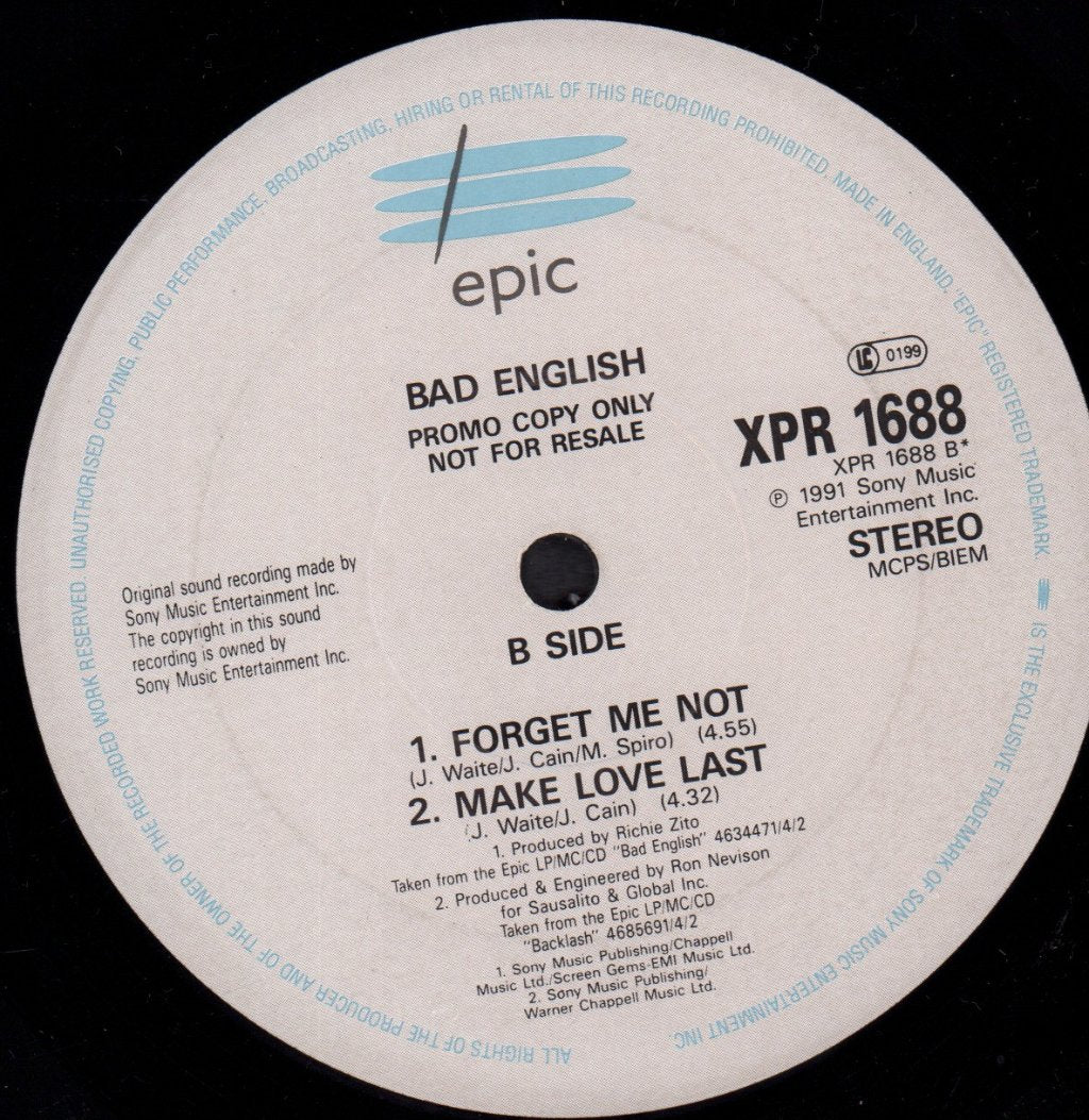 Bad English - Straight To Your Heart - 12 Inch