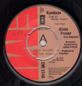Glenn Fraser - Kumbaya - 7 Inch