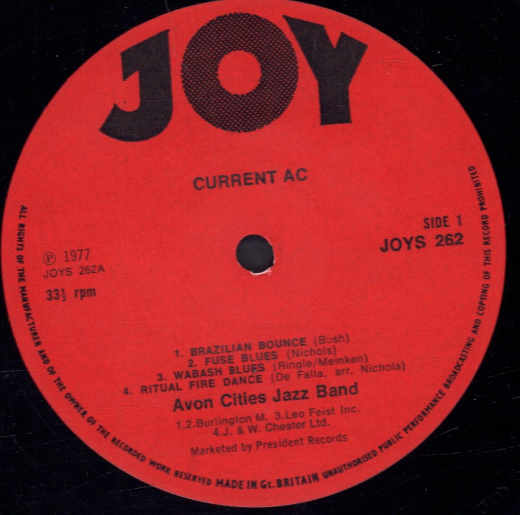 Avon Cities Jazz Band - Current Ac - Lp