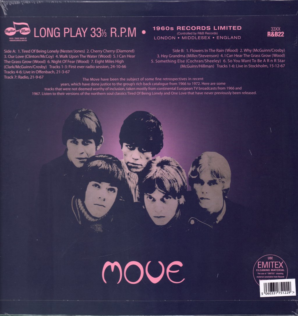 Move - In Europe ’66 – ‘67 - Lp