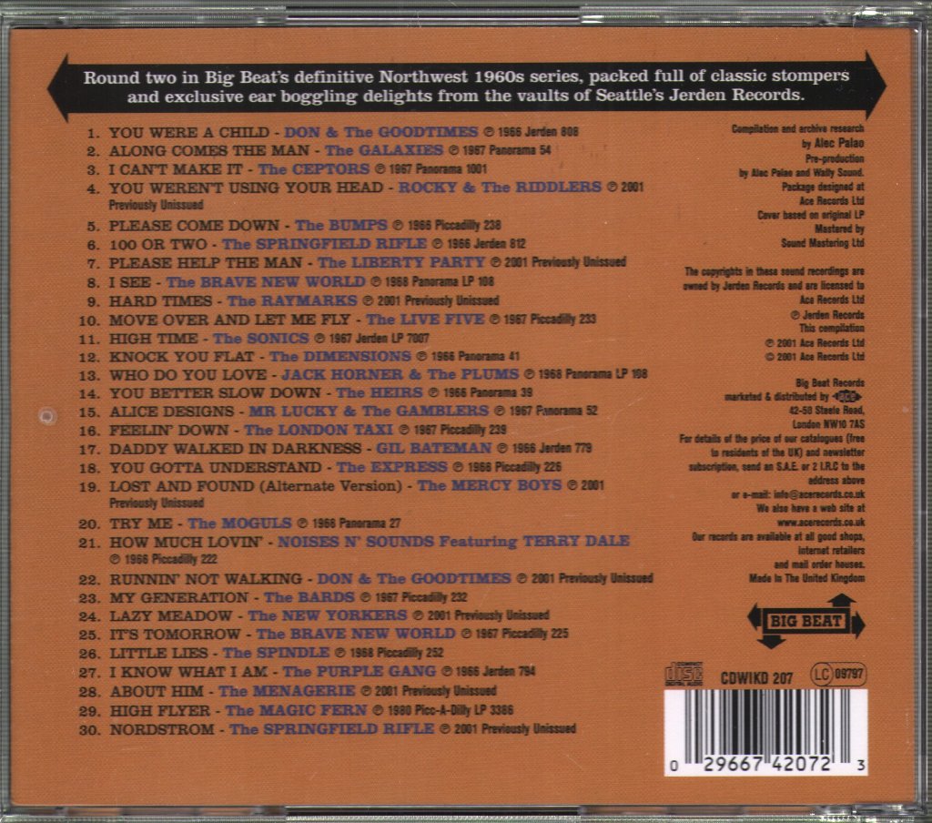 Various Artists - Northwest Battle Of The Bands Volume Two - Cd