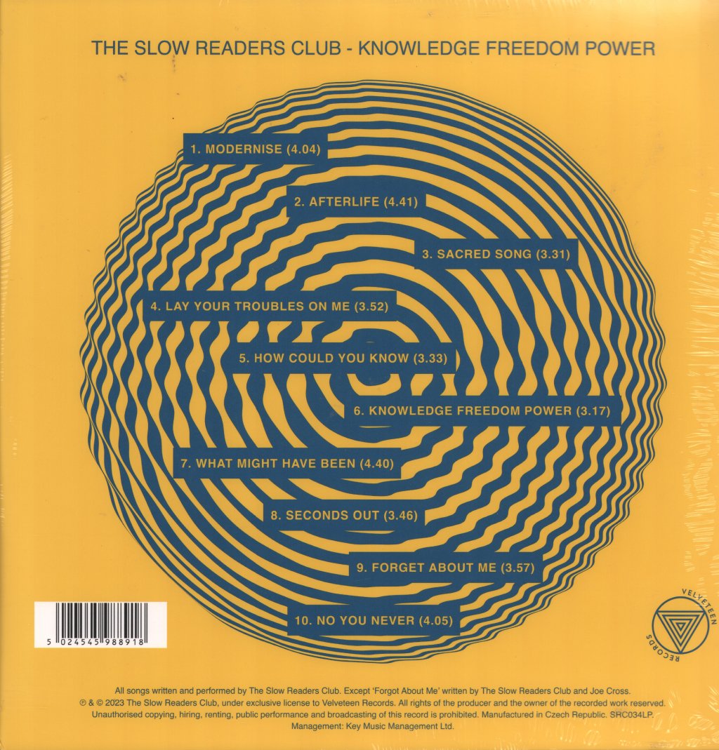 Slow Readers Club - Knowledge Freedom Power - Lp
