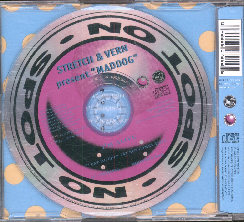 Stretch & Vern Present Maddog - I'm Alive - Cd