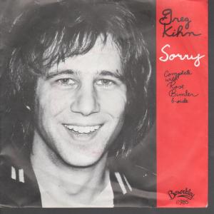 Greg Kihn - Sorry - 7 Inch