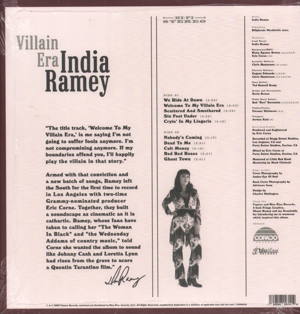 India Ramey - Villain Era - Lp