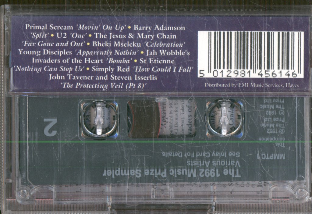 Various Artists - 1992 Mercury Music Prize Sampler - Cassette