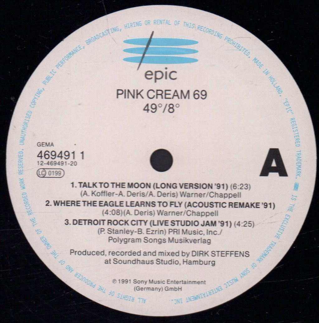 Pink Cream 69 - 49 Degrees/8 Degrees - Lp