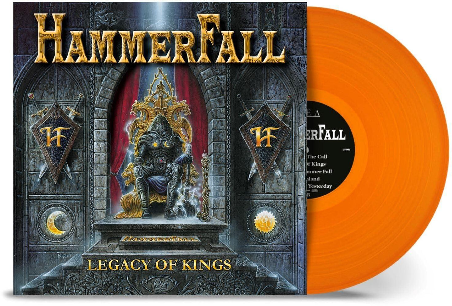 Hammerfall - Legacy of Kings (Solid Orange Vinyl In Gatefold / 2018 Remaster) - Lp