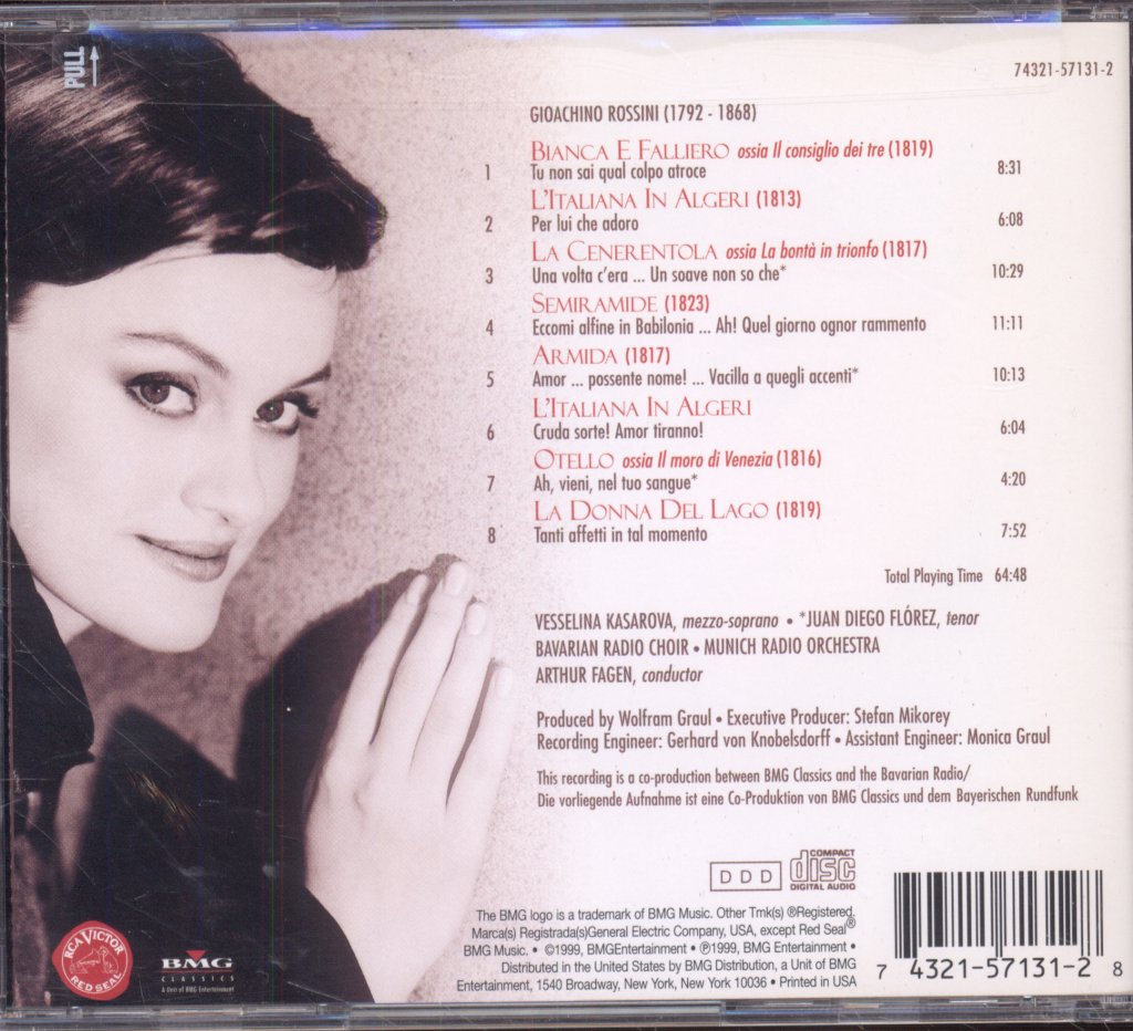Vesselina Kasarova - Rossini Arias & Duets - Cd