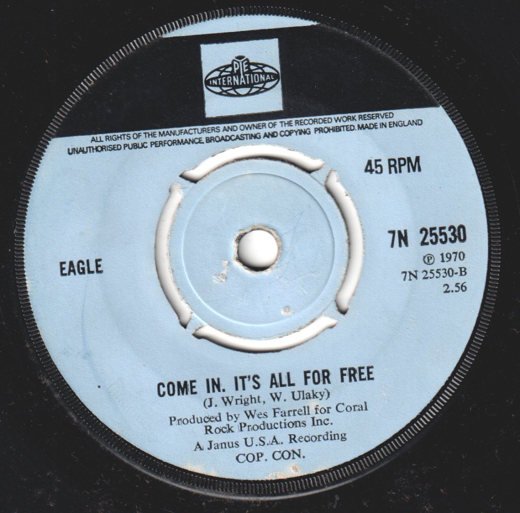 Eagle - Kickin' It Back To You - 7 Inch