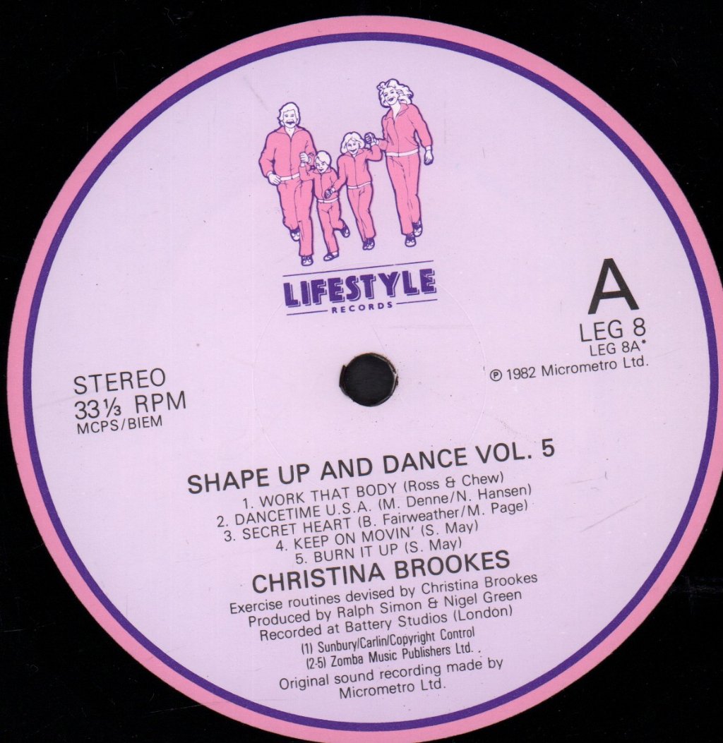 christina brookes - Shape Up and Dance Volume 5 - Lp