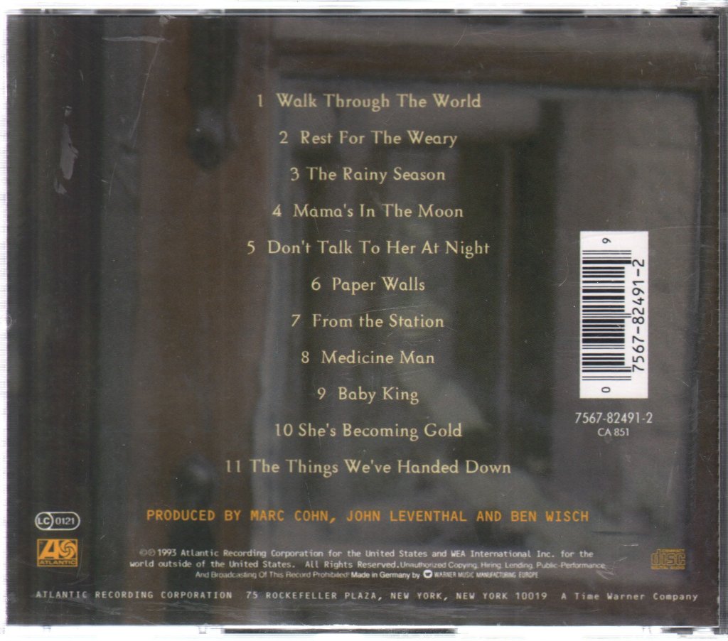 Marc Cohn - Rainy Season - Cd