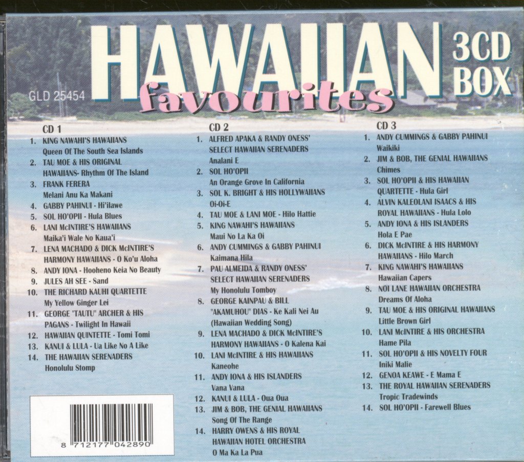 Various Artists - Hawaiian Favourites - Triple Cd