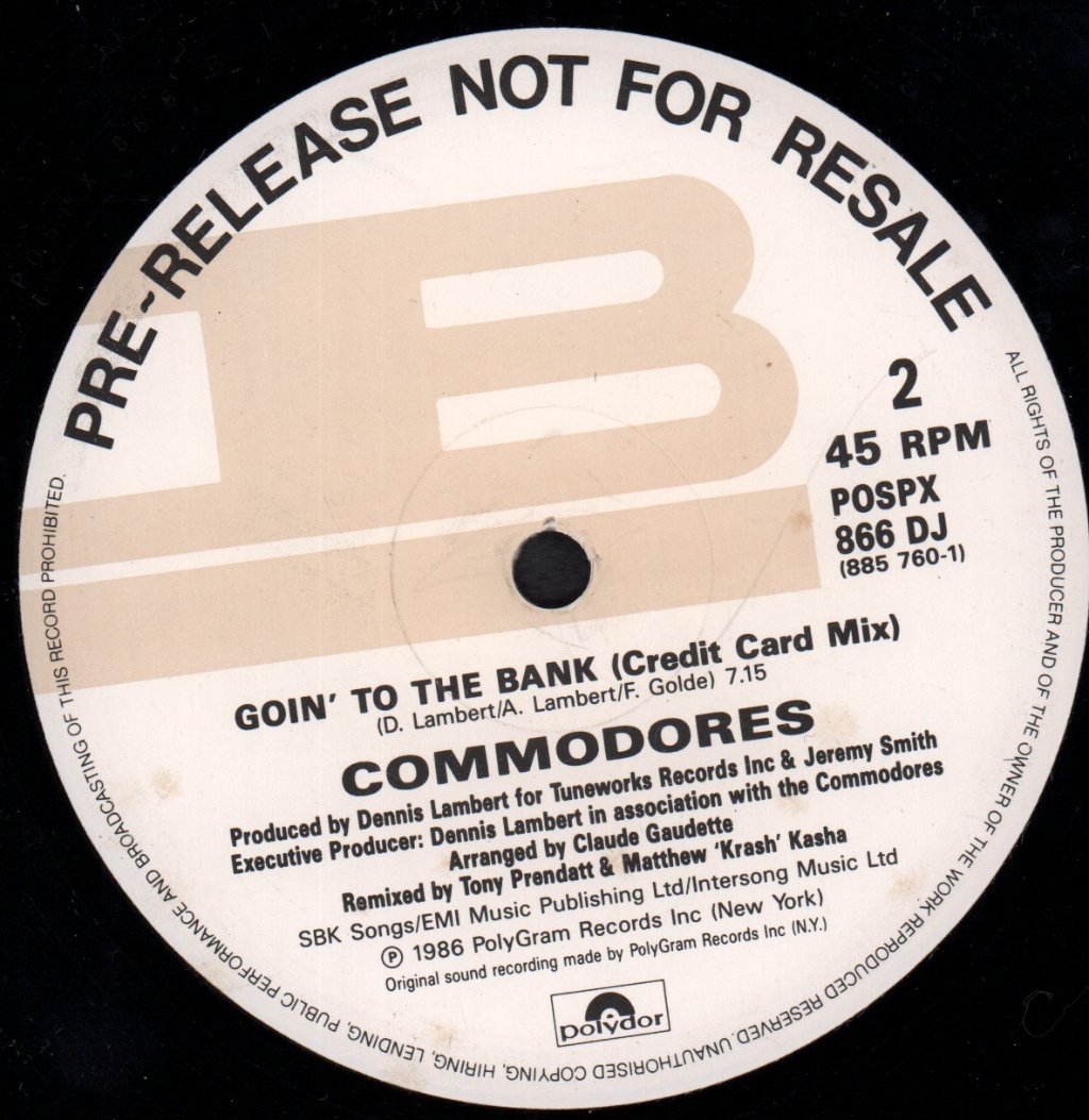 Commodores - United In Love - 12 Inch