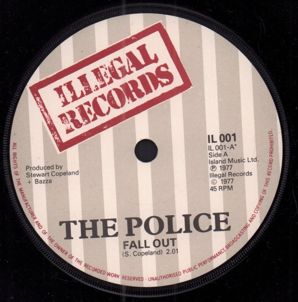 Police - Fall Out - 7 Inch