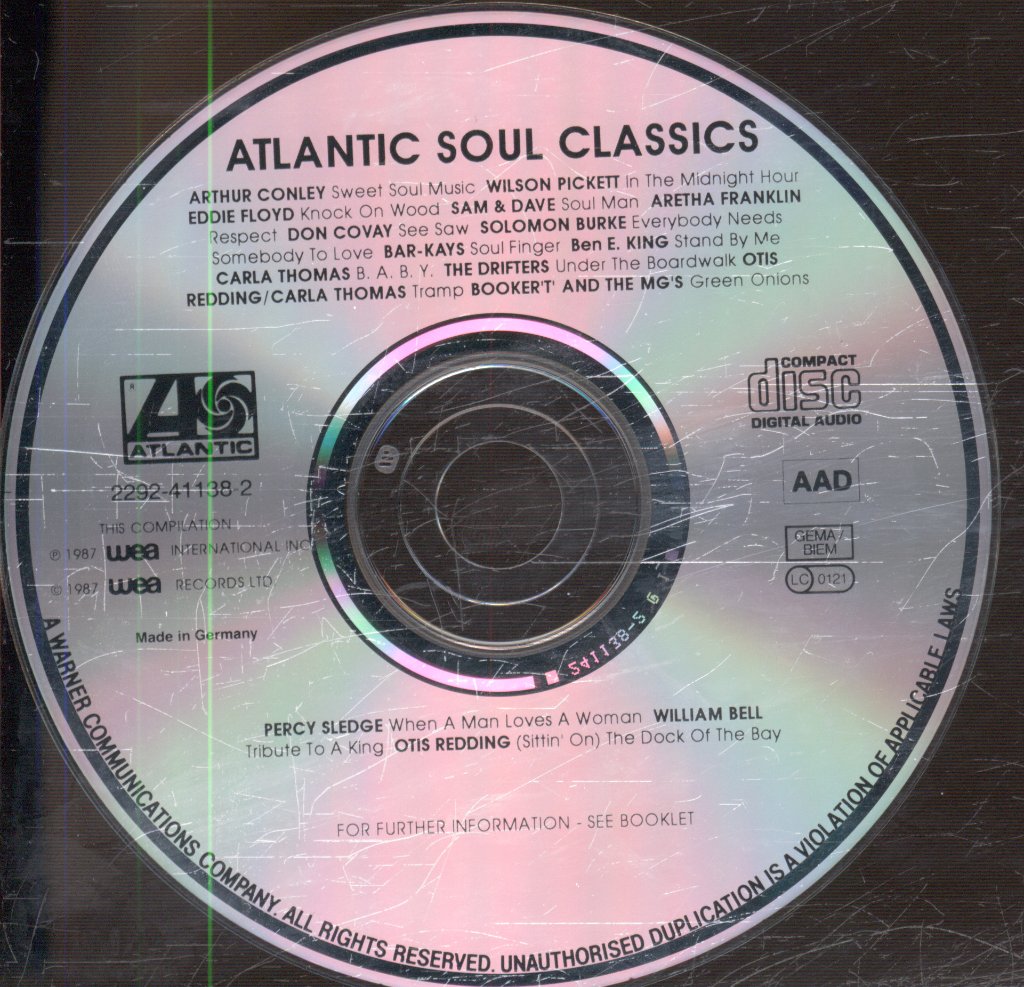 Various Artists - Atlantic Soul Classics - Cd
