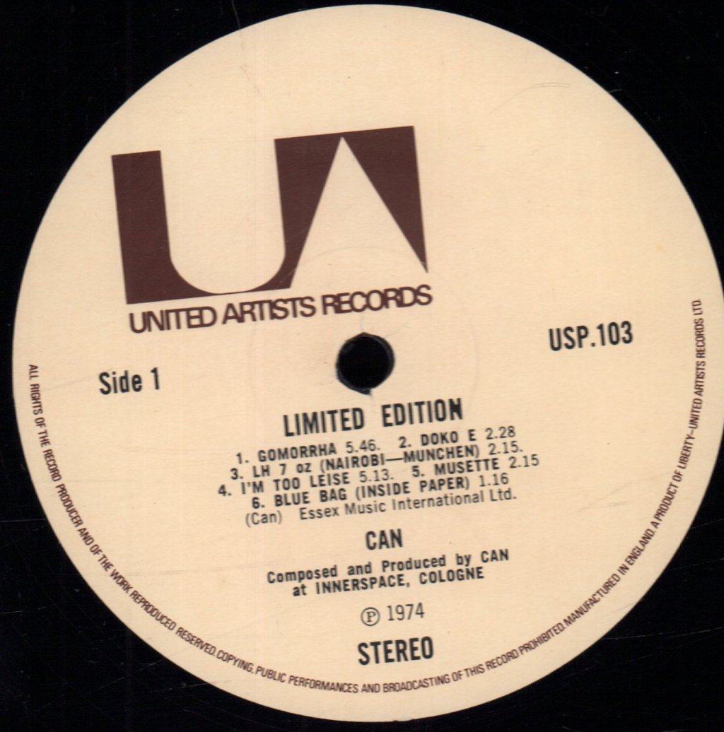 Can - Limited Edition - Lp