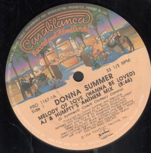 Donna Summer - Melody Of Love - 12 Inch