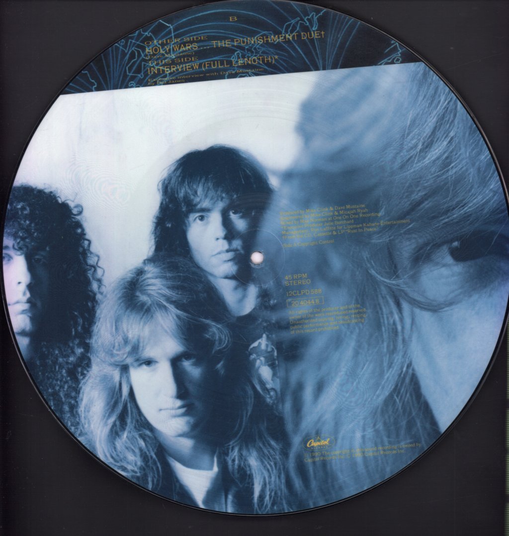 Megadeth - Holy Wars - 12 Inch