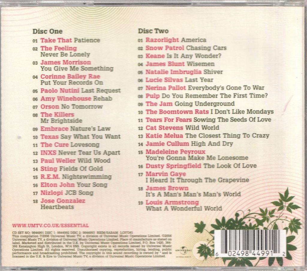 Various Artists - Essential Songs - Double Cd