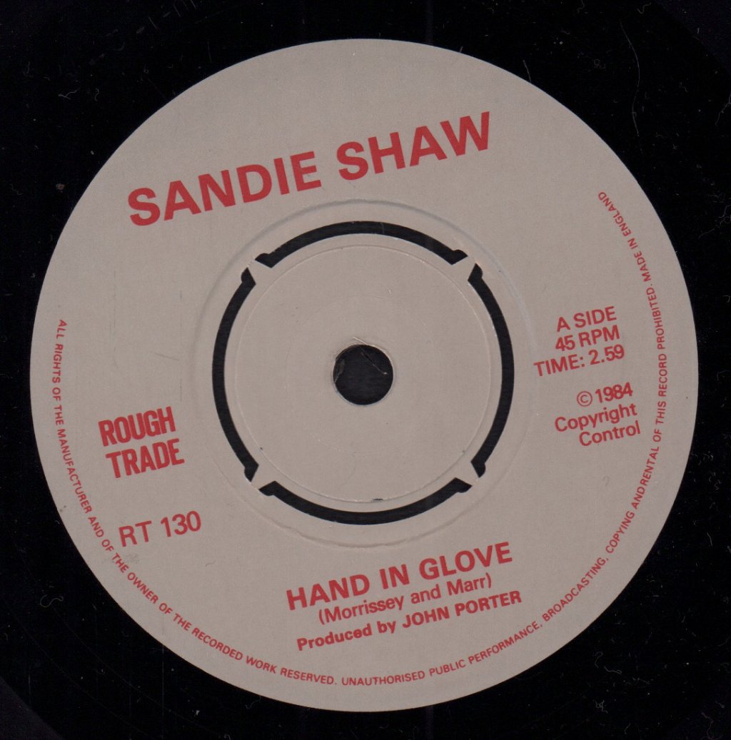 sandie shaw with the smiths - Hand In Glove - 7 Inch