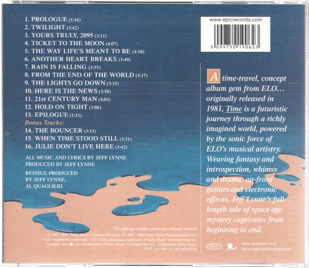 Electric Light Orchestra - Time - Cd