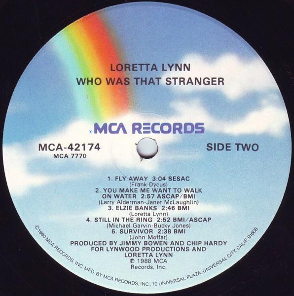 Loretta Lynn - Who Was That Stranger - Lp
