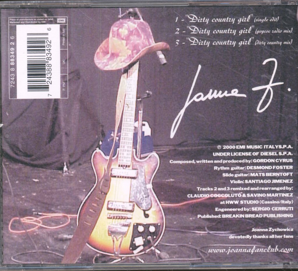 Joanna Zychowicz - Dirty Country Girl - Cd