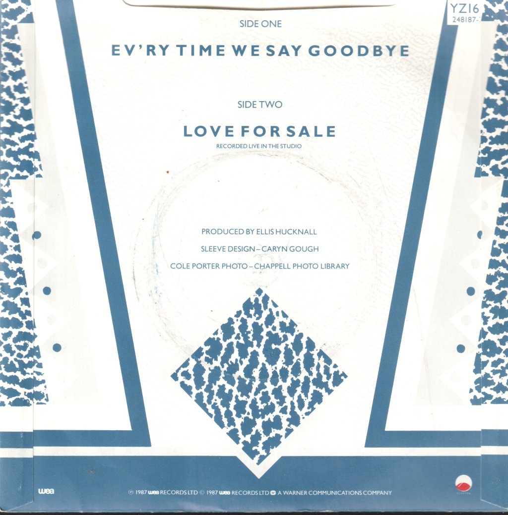 Simply Red - Ev'ry Time We Say Goodbye - 7 Inch