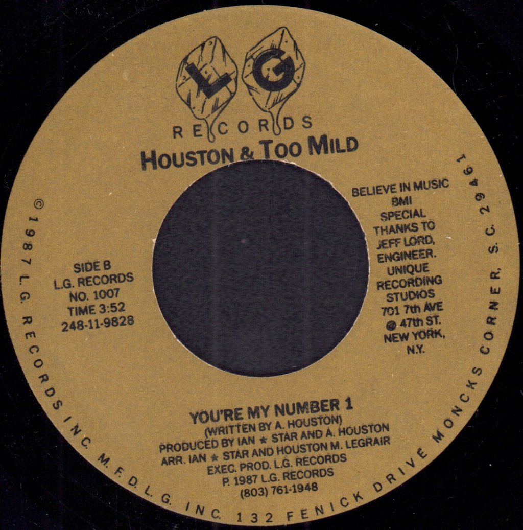 houston and too mild - You're My Number 1 - 7 Inch