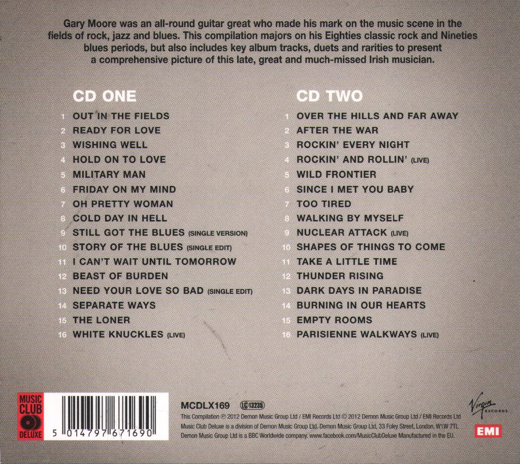 Gary Moore - Legacy - Double Cd