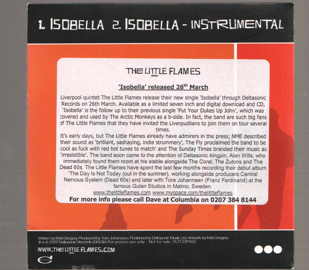 Little Flames - Isobella - Cdr