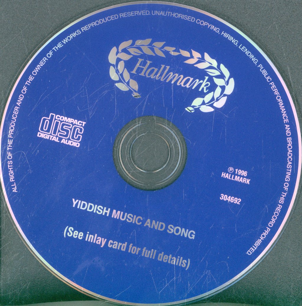 Various Artists - Yiddish Music & Song - Cd