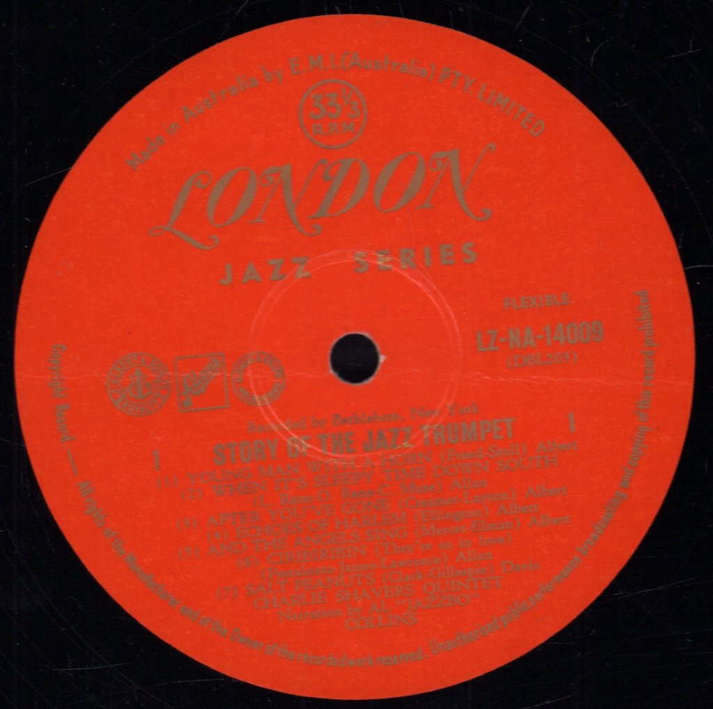 Charlie Shavers Quintet - Story Of The Jazz Trumpet - 10 Inch