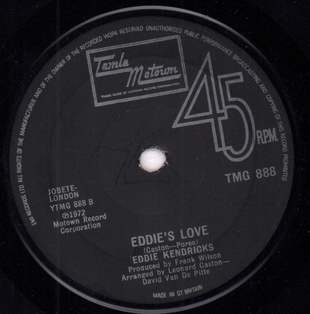 Eddie Kendricks - Boogie Down - 7 Inch