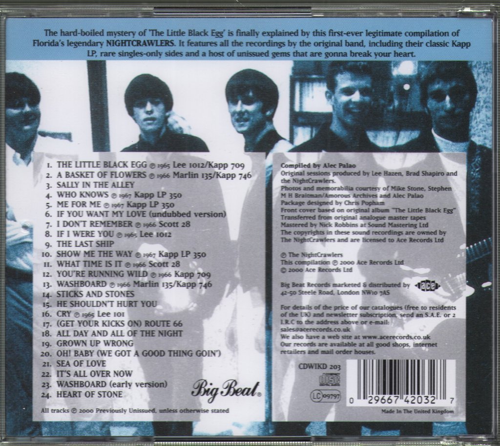 Nightcrawlers - Little Black Egg - Cd