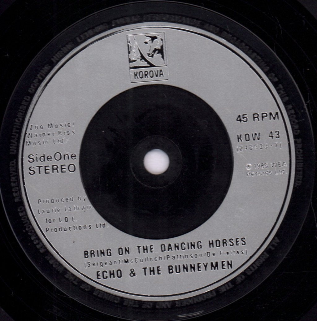 Echo And The Bunnymen - Bring On The Dancing Horses - 7 Inch