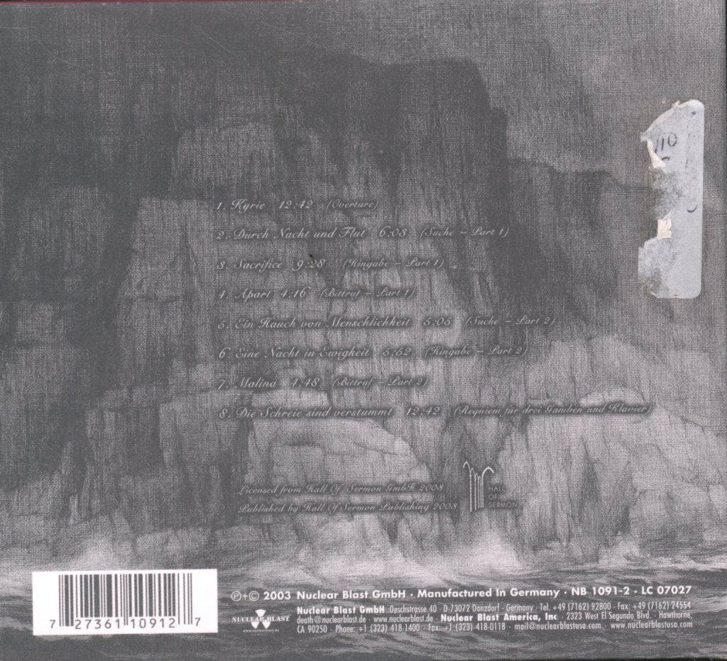 Lacrimosa - Echos - Cd