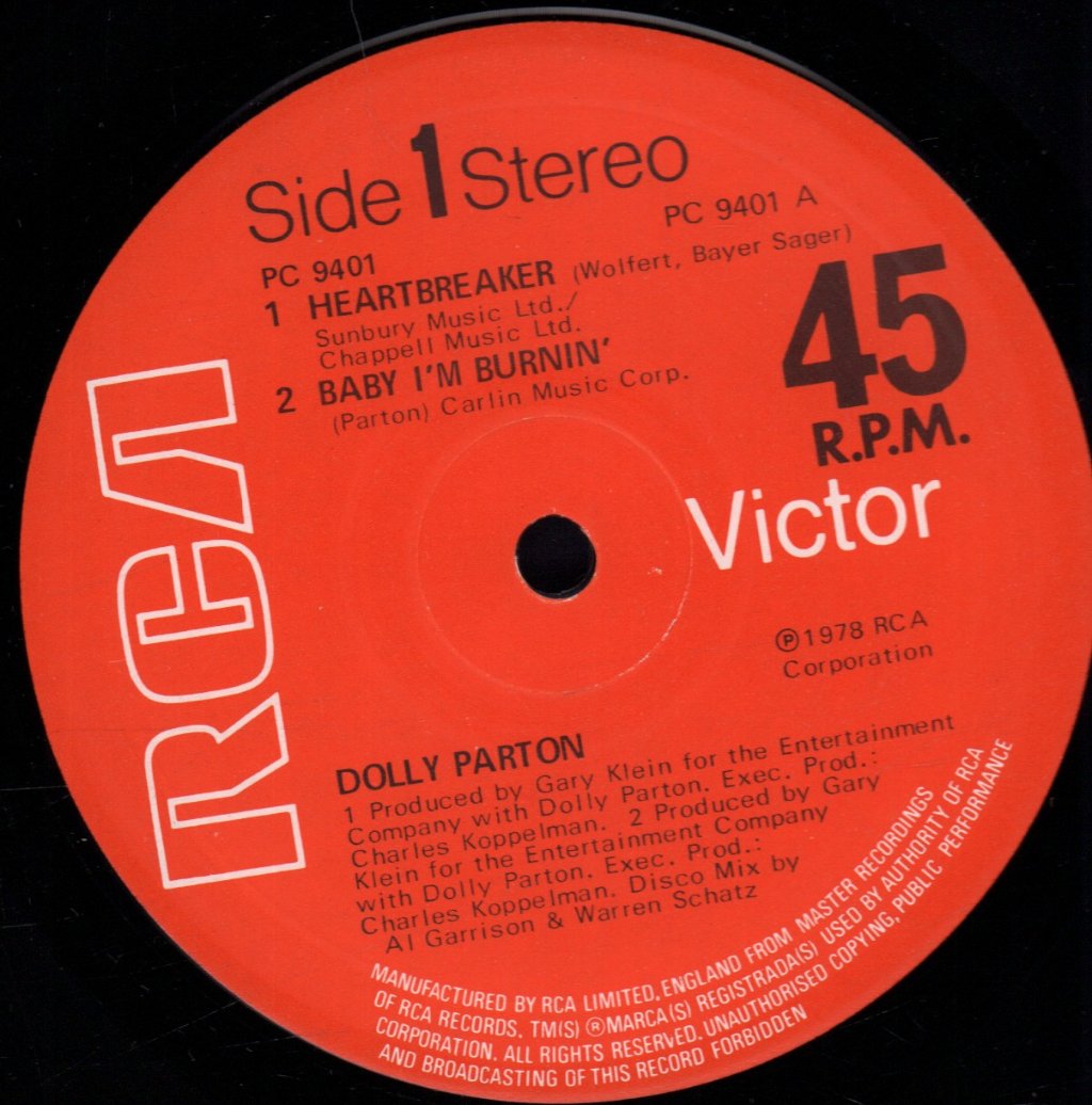 Dolly Parton - Heartbreaker - 12 Inch