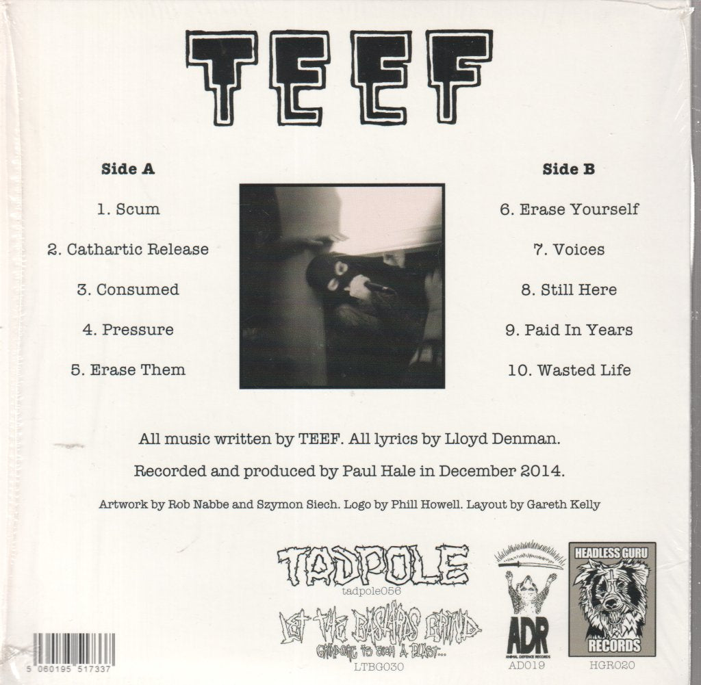 Teef - Admit Defeat - 7 Inch