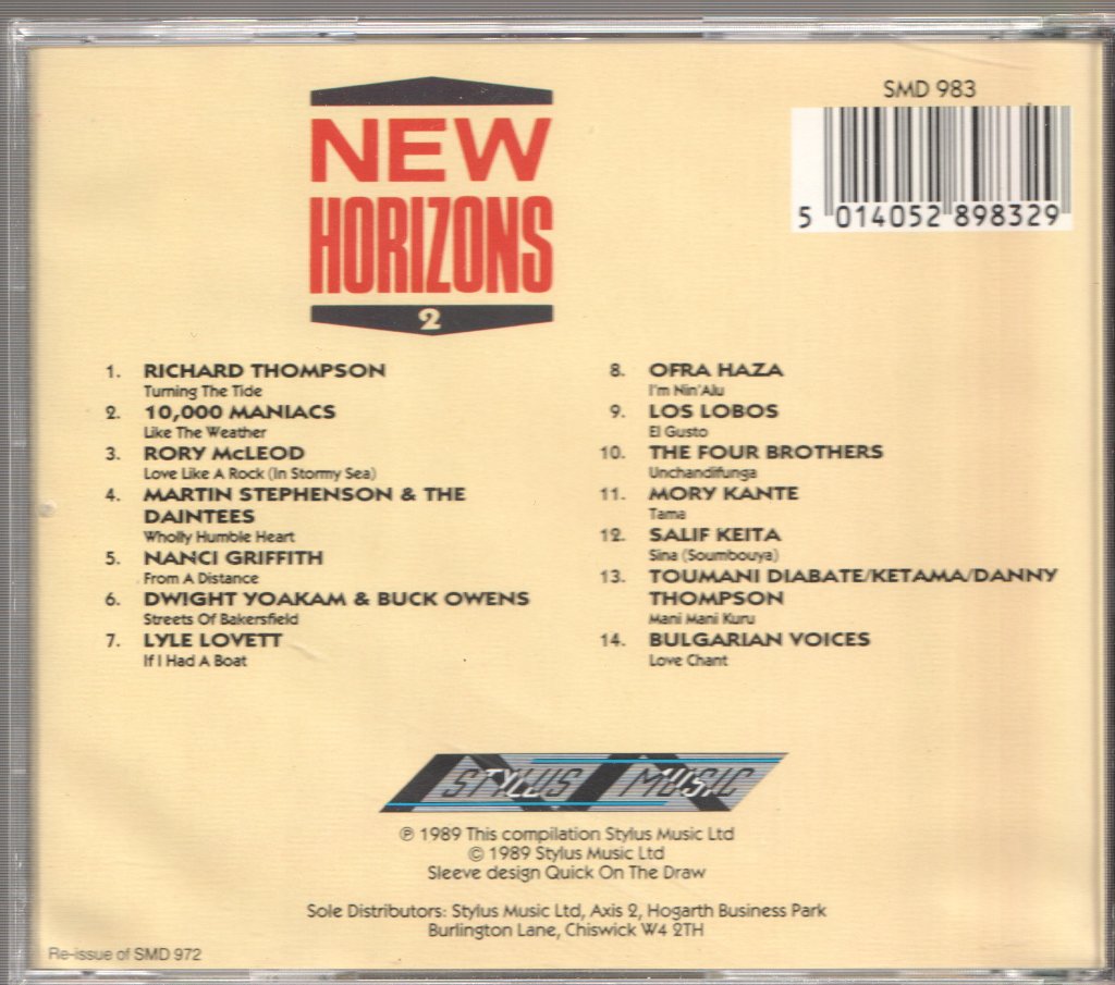 Various Artists - New Horizons 2 - Cd