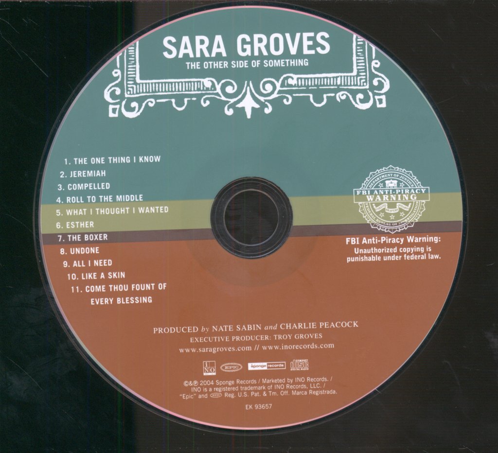 Sara Groves - Other Side Of Something - Cd
